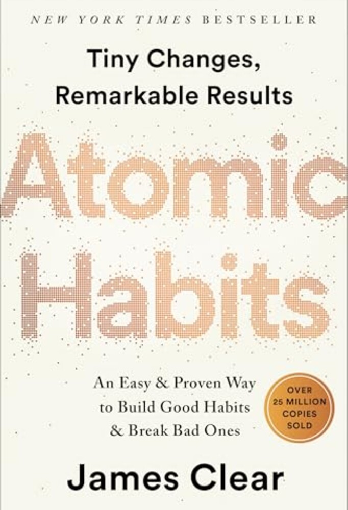 Portada de Atomic Habits, de James Clear